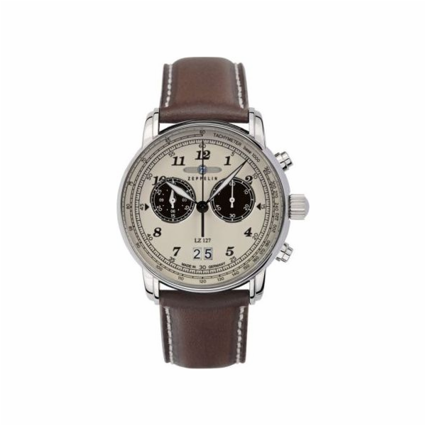Zeppelin Hodinky Hodinky Zeppelin LZ127 8684-5 Quartz béžová