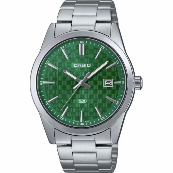 Casio Pánské hodinky MTP-VD03D-3A1 zelené + krabička