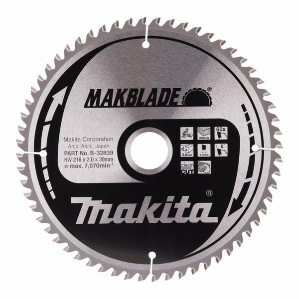 Makita MAK-BLADE B-32839 Pilové kotouče a pily
