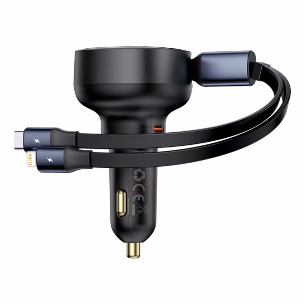 Baseus Enjoyment Pro Ladegerät C+ einziehbar & iP Kabel 60W