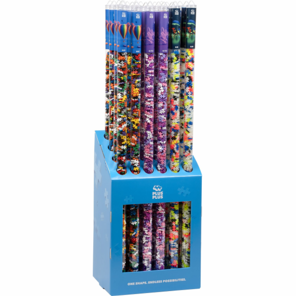 Plus Plus PLUS-PLUS DISPLAY MIX MĚŘÍCÍ TRUBIČKY - 24 TRUB...