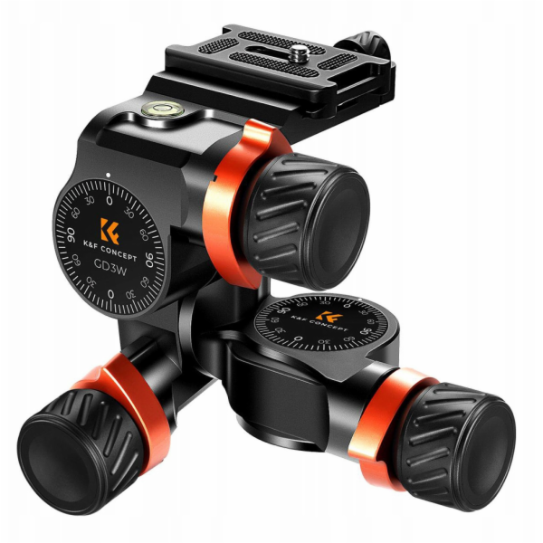 3-way Tripod Head K&F Concept KF31.047