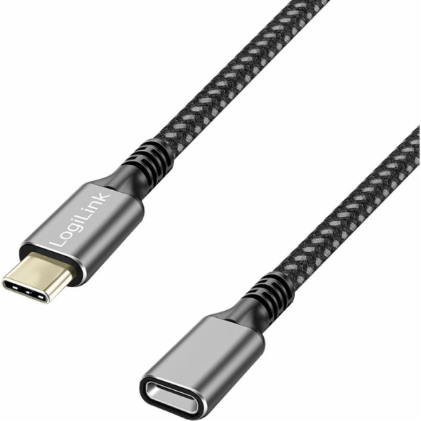 LogiLink Kabel USB 3.2 gen2 Type-C na USB-C/F, PD, 1 m
