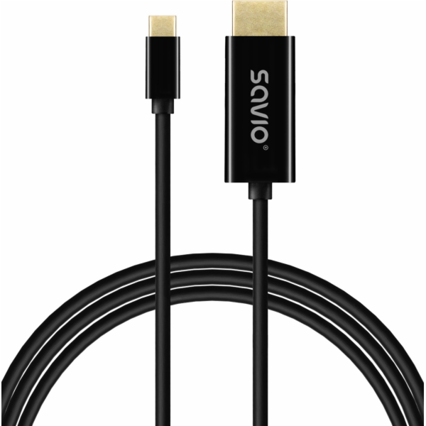 Savio Kabel USB-C na HDMI CL-190 30Hz, 1m plastový