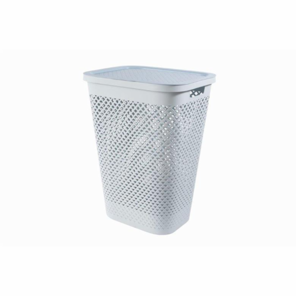 Koš na prádlo Curver Pure 55 l modrý s víkem