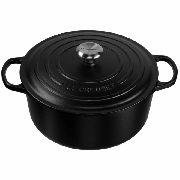 Le Creuset Signature Kastrol kulatý 28 cm černý