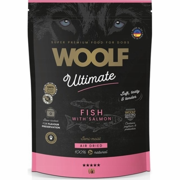 WOOLF Ultimate soft Salmon - polovlhké krmivo pro psy - 1kg