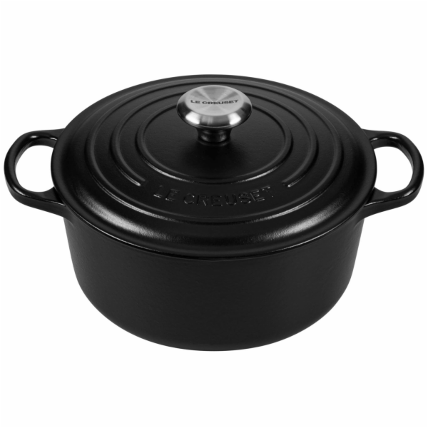Le Creuset Signature Casserole round 24 cm black