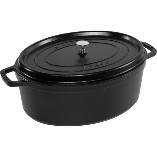 Staub La Cocotte 41cm oval, Black, Cast Iron