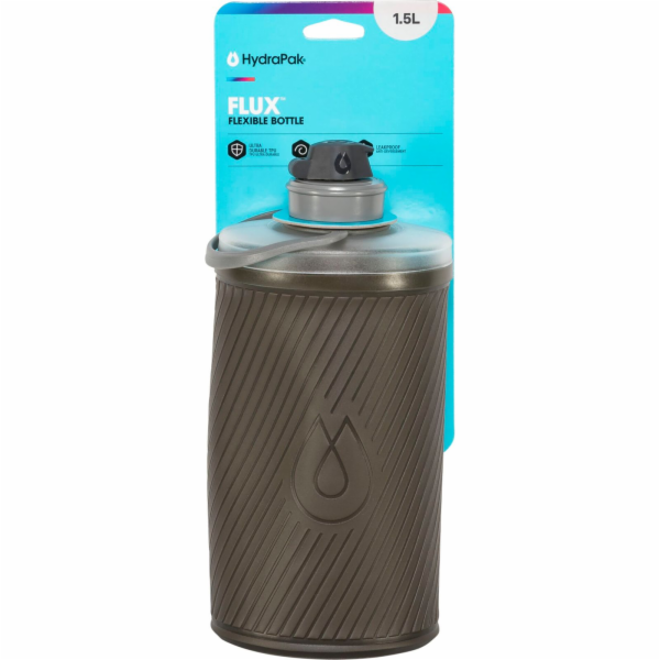 HydraPak Flux 1,5L foldable water bag grey