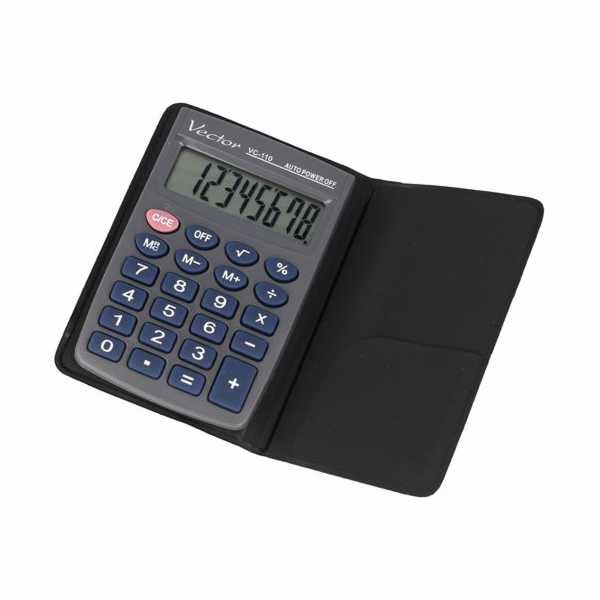 Vector Kapesní kalkulačka KAV VC-110III, 8místná, 58 x 88...