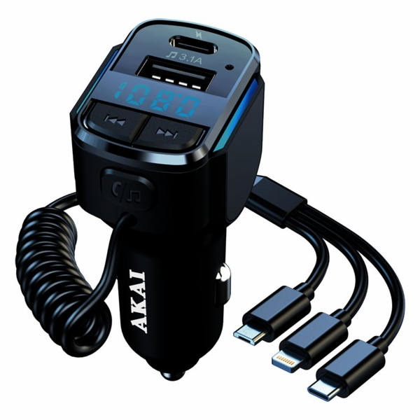 Akai FM vysílač Auto vysílač AKAI FMT-32BT