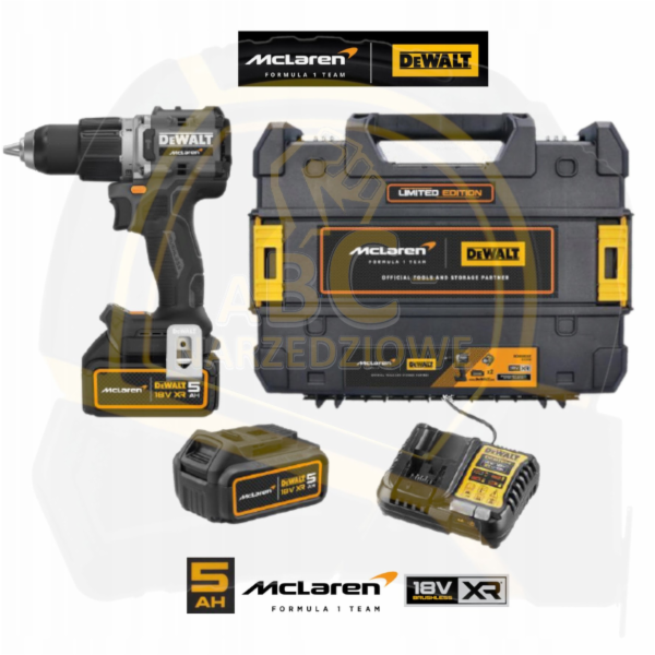 DeWalt MCLAREN DCD85MP2T Aku vrtačka-šroubovák 18V Černá,...