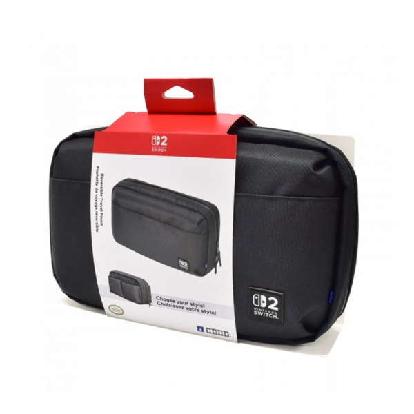 HORI Nintendo Switch 2 Reversible Travel Pouch, Black