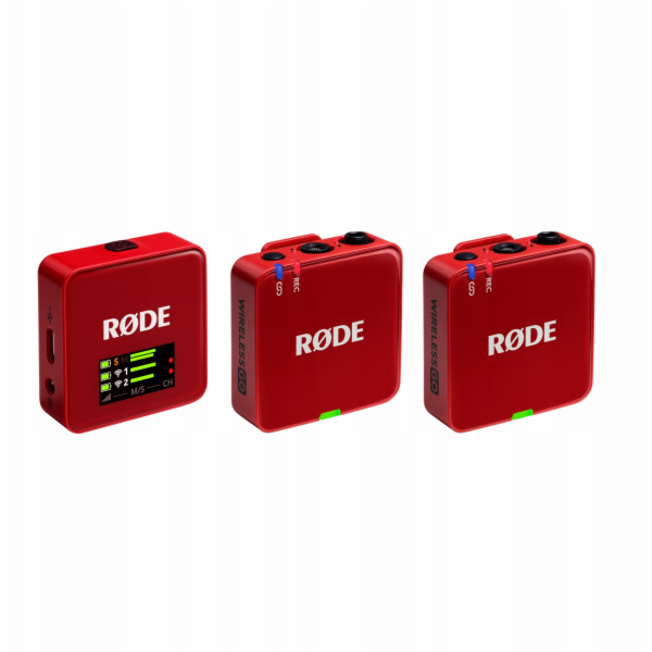 Rode Bezdrátový mikrofon Go III červený (WIGOGEN3RED)