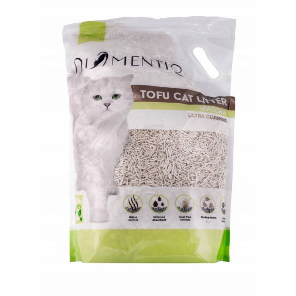 DIAMENTIQ Żwirek Tofu zbrylający 4 kg MATCHA