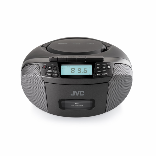 JVC RC-E444B Rádio přehrávač Černý
