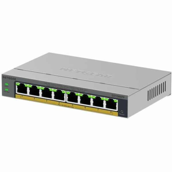 NETGEAR 8PT GB PLUS přepínač s POE+ GS108EPP