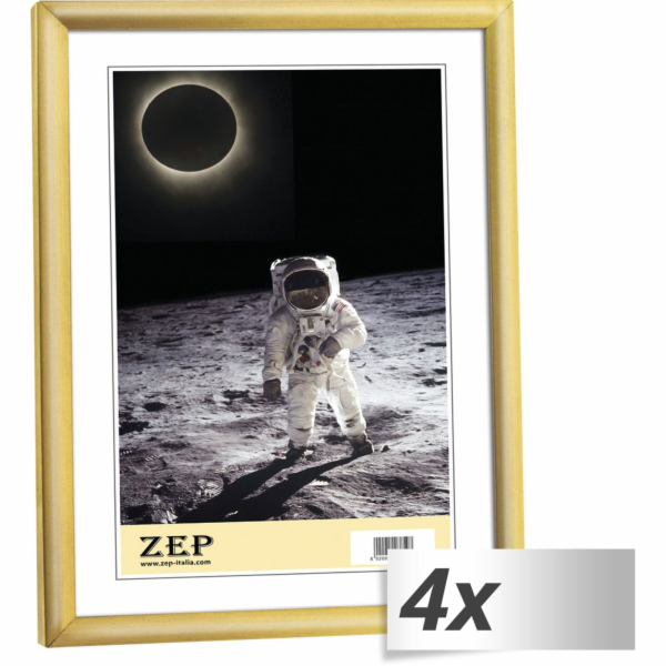 4x1 ZEP New Easy gold    21x29,7 DIN A4 Kunststoff Rahmen...