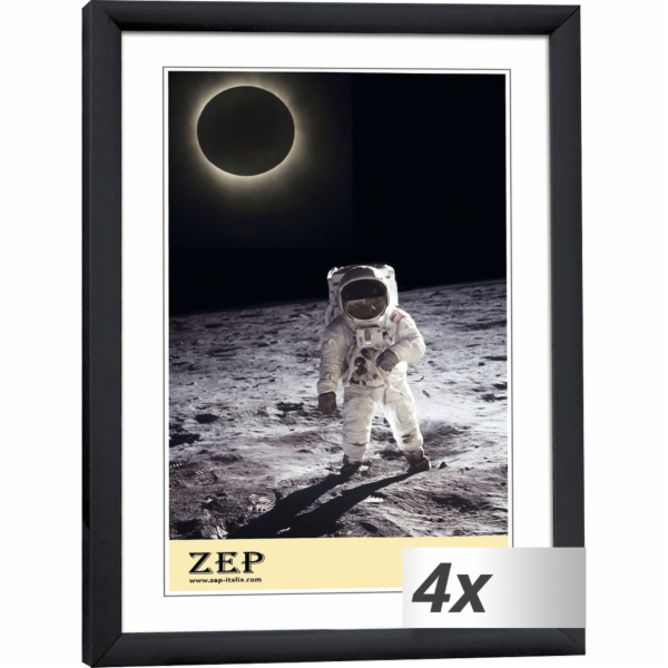 4x1 ZEP New Easy black   21x29,7 DIN A4 Kunststoff Rahmen...