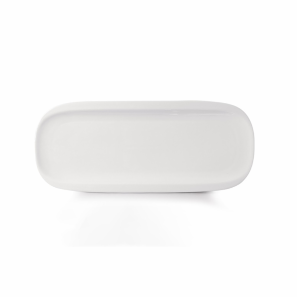 Servírovací talíř Domoletti, 35,4 cm x 14,3 cm, bílý