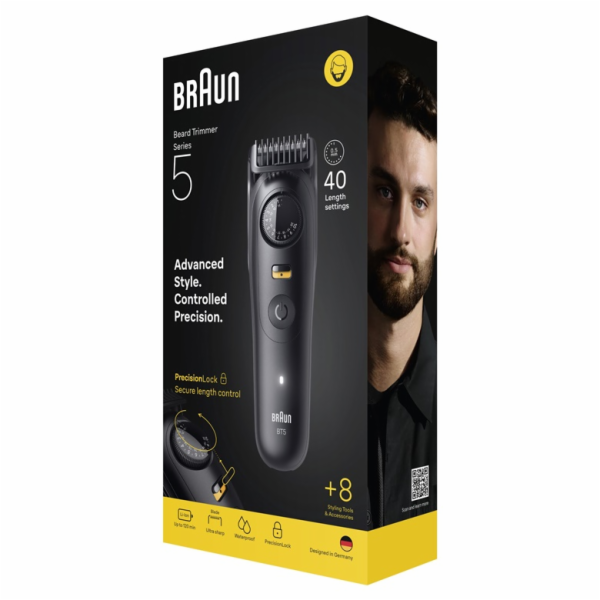 Zastřihovač vousů Braun 5 BT5560, li-ion, černý