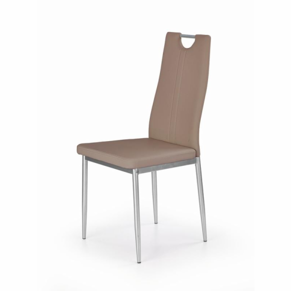 JÍDELNÍ ŽIDLE K202 HNĚDÁ 59X44X97