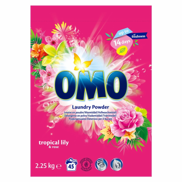 Prací prášek OMO Tropical Lily 2,25 kg