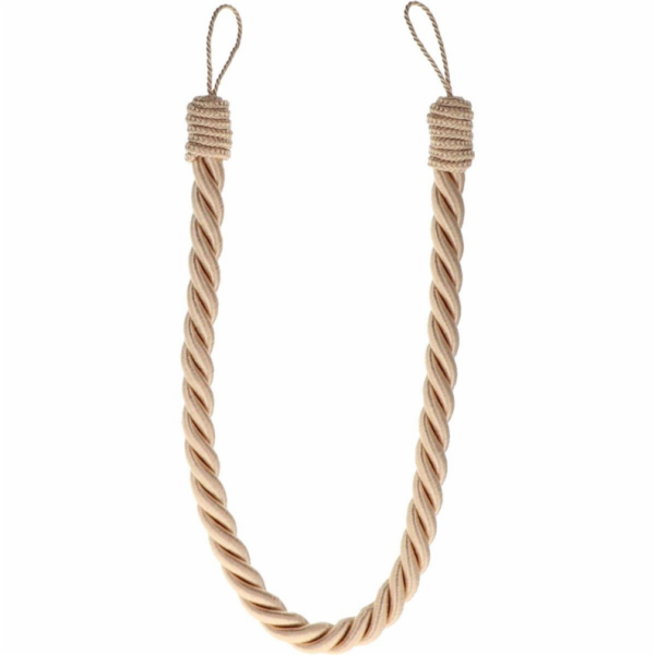 Šňůra na záclony Luance COT, 1,6 cm, šampaňská