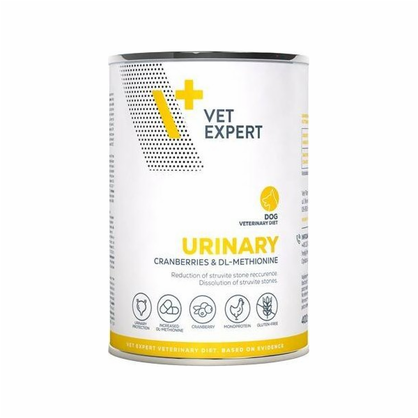 VET EXPERT Urinary Chicken - vlhké krmivo pro psy - 400g