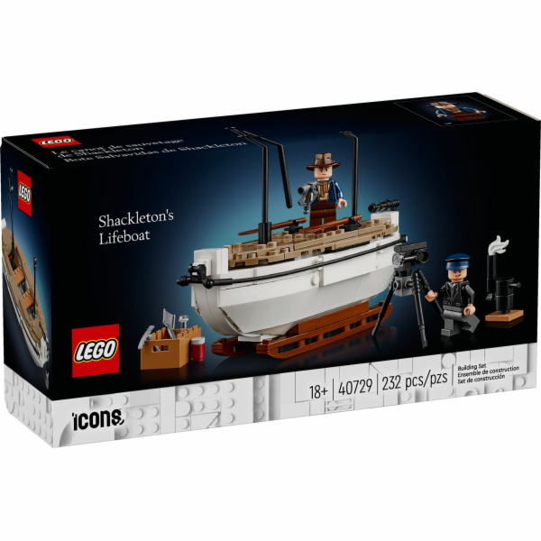 LEGO ICONS 40729 Shackletonův záchranný člun