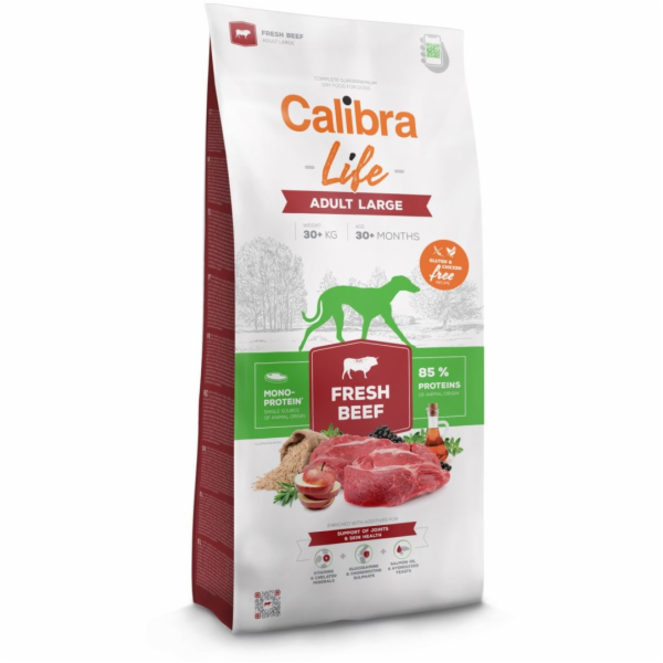 CALIBRA DOG life adult large fresh beef 12kg