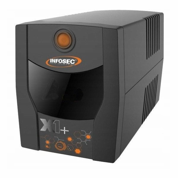 Infosec UPS 1000VA 500W 9Ah 4x IEC C13 nouzový zdroj napá...