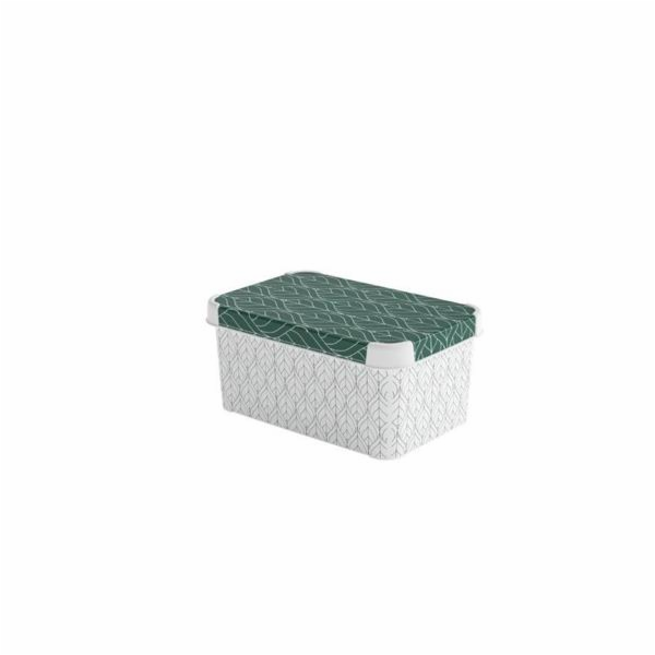 Box Curver Deco Stockholm S zelené lístky