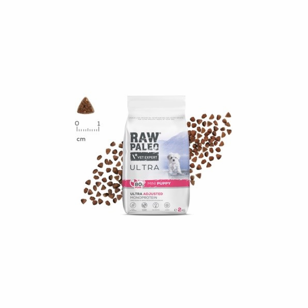 RAW PALEO Ultra Mini Puppy Pork - suché krmivo pro psy - 2kg