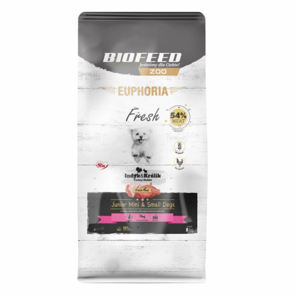BIOFEED Euphoria Fresh  Junior Mini & Small Turkey with r...