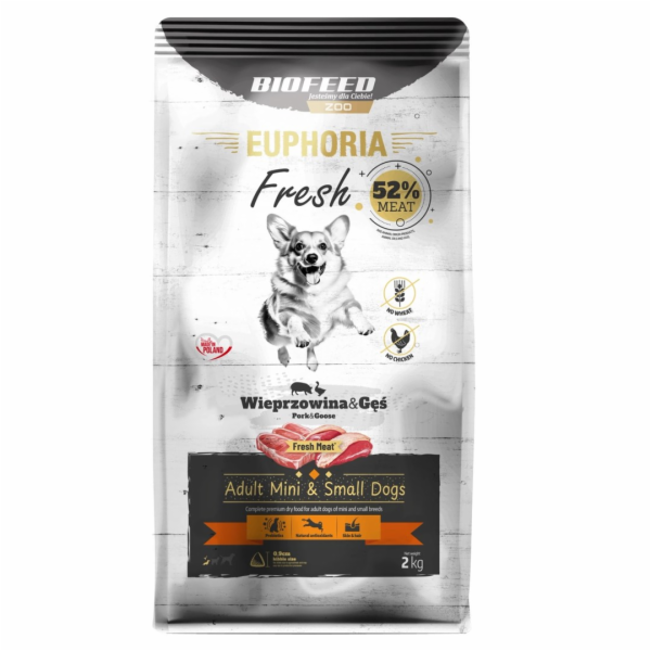 BIOFEED Euphoria Fresh Adult Mini & Small Pork with goose...