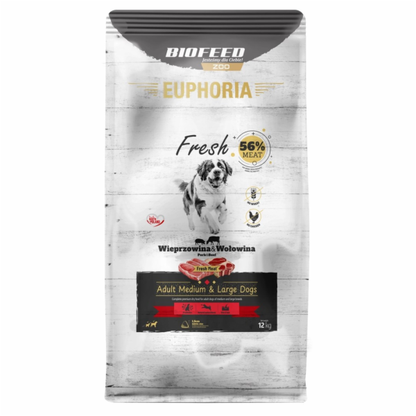 BIOFEED Euphoria Fresh Adult Medium & Large Pork with bee...