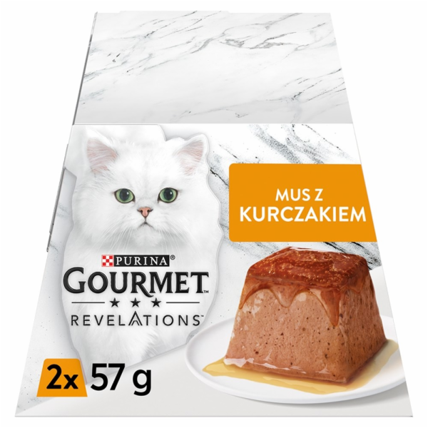 PURINA Gourmet Revelations Mousse with chicken in sauce -...