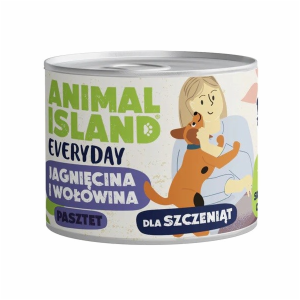 ANIMAL ISLAND Everyday Puppy Beef and lamb - vlhké krmivo...