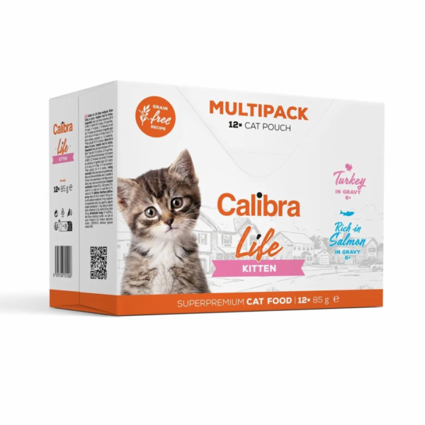 CALIBRA Cat Life pouches Kitten Multipack - mokré krmivo ...