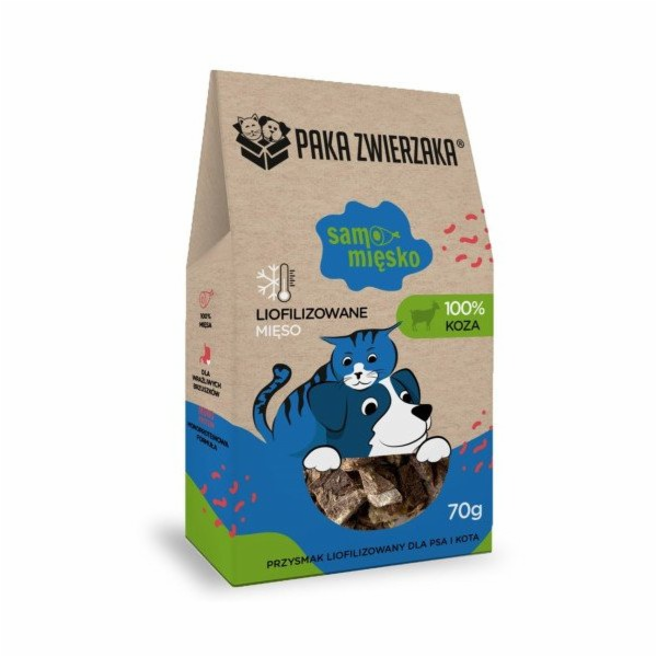 PAKA ZWIERZAKA Samo Mięsko Goat - pamlsek pro psa - 70g