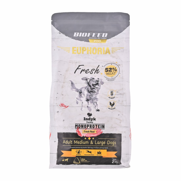 BIOFEED Euphoria Fresh Adult Medium & Large Monoprotein T...