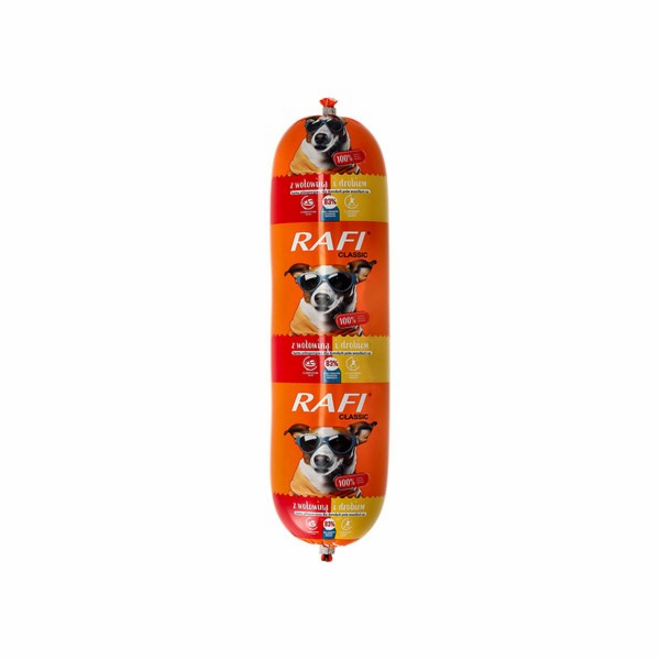 RAFI Classic Beef and poultry - vlhké krmivo pro psy - 1kg