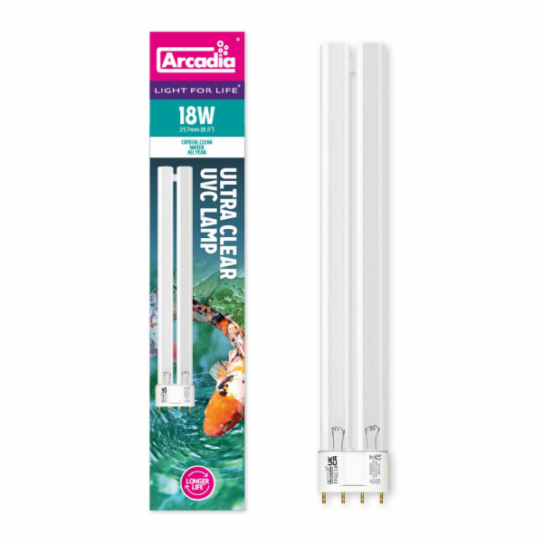 Arcadia Compact Ultra Clear UVC 18W,2G11,215mm