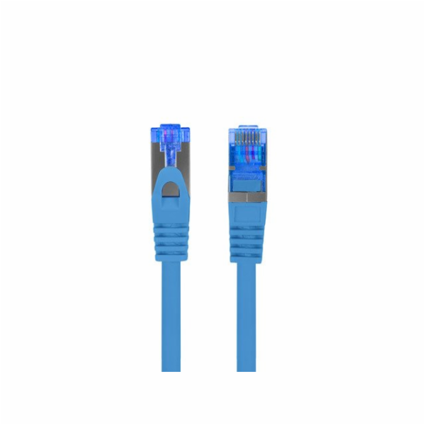 LANBERG PATCHCORD CAT.6A S/FTP LSZH CCA 20M MODRÝ FLUKE PASS