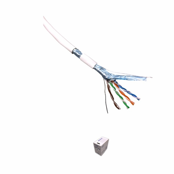 Datacom 12001 FTP, drát, CAT5E, PVC, Eca, 305m, bílý DATA...