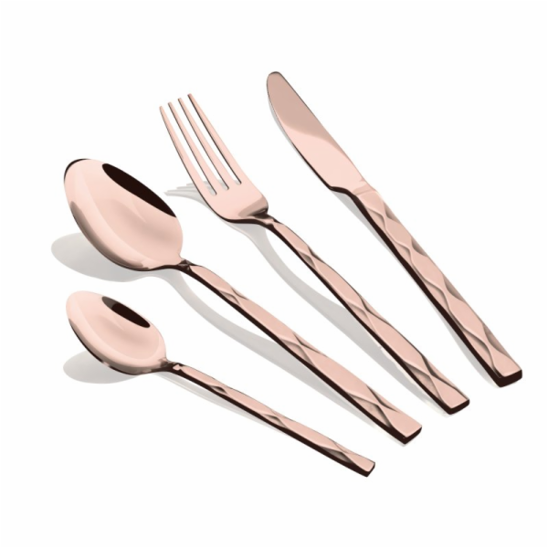 Sada příborů nerez 24 ks Rose Gold Collection BH-3082