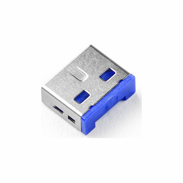 Smartkeeper  Basic USB-A Port Blocker dunkelblau 6 Stk.+Key