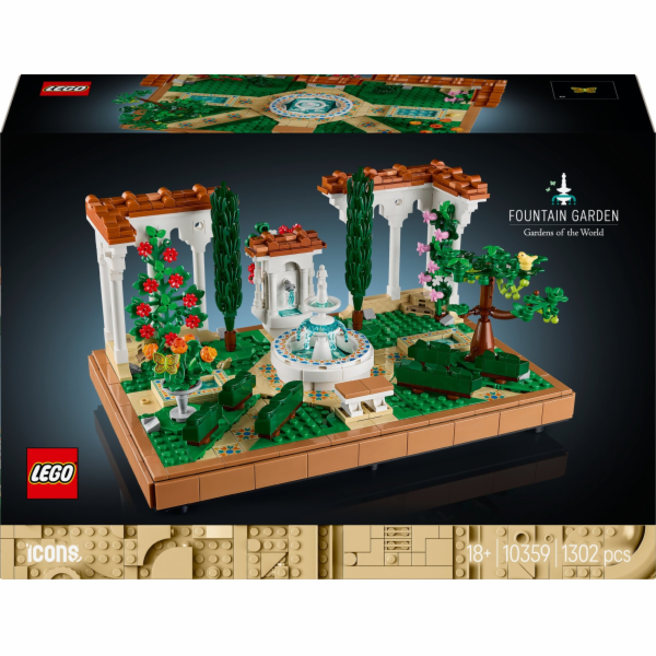 LEGO 10359 Icons Fountain Garden, stavebnice